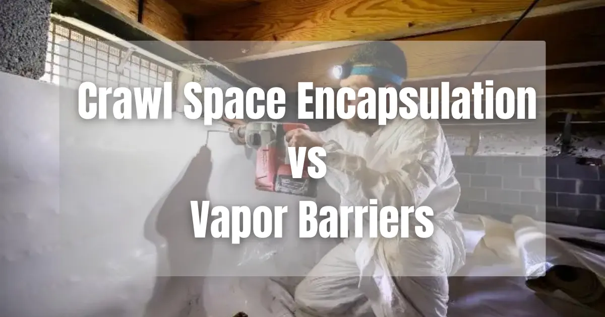 Crawl Space Encapsulation vs Vapor Barriers